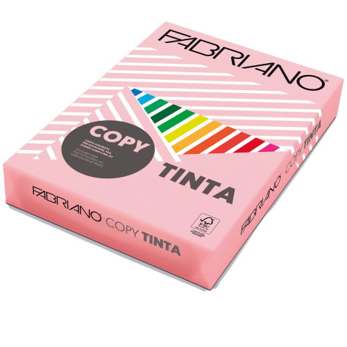 FabrianoColore - A4 - 160 gr - colori tenui rosa cipria - Fabriano - conf. 250 fogli